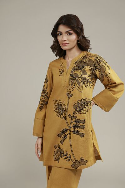 Embroidered | Heavy Textured Cotton | Kurta | GBP 25.00
