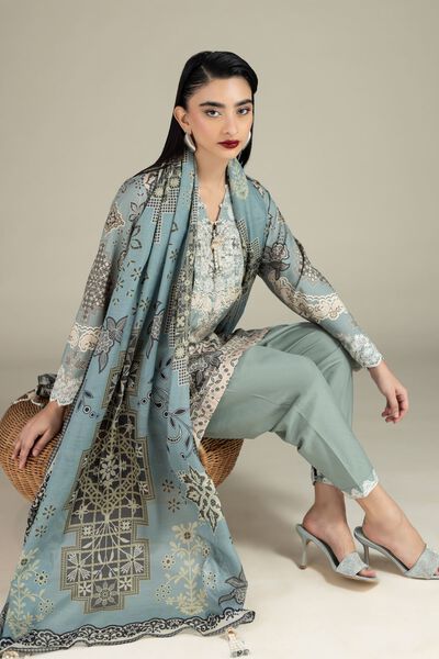 Embroidered | Raw Silk | Kurta | GBP 35.00