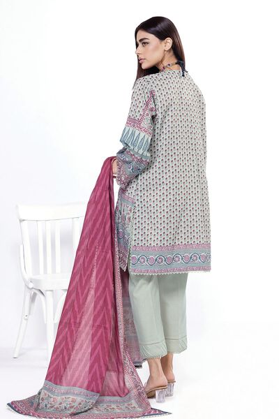 Embroidered | Dobby | Tailored 3 Piece | GBP 25.00