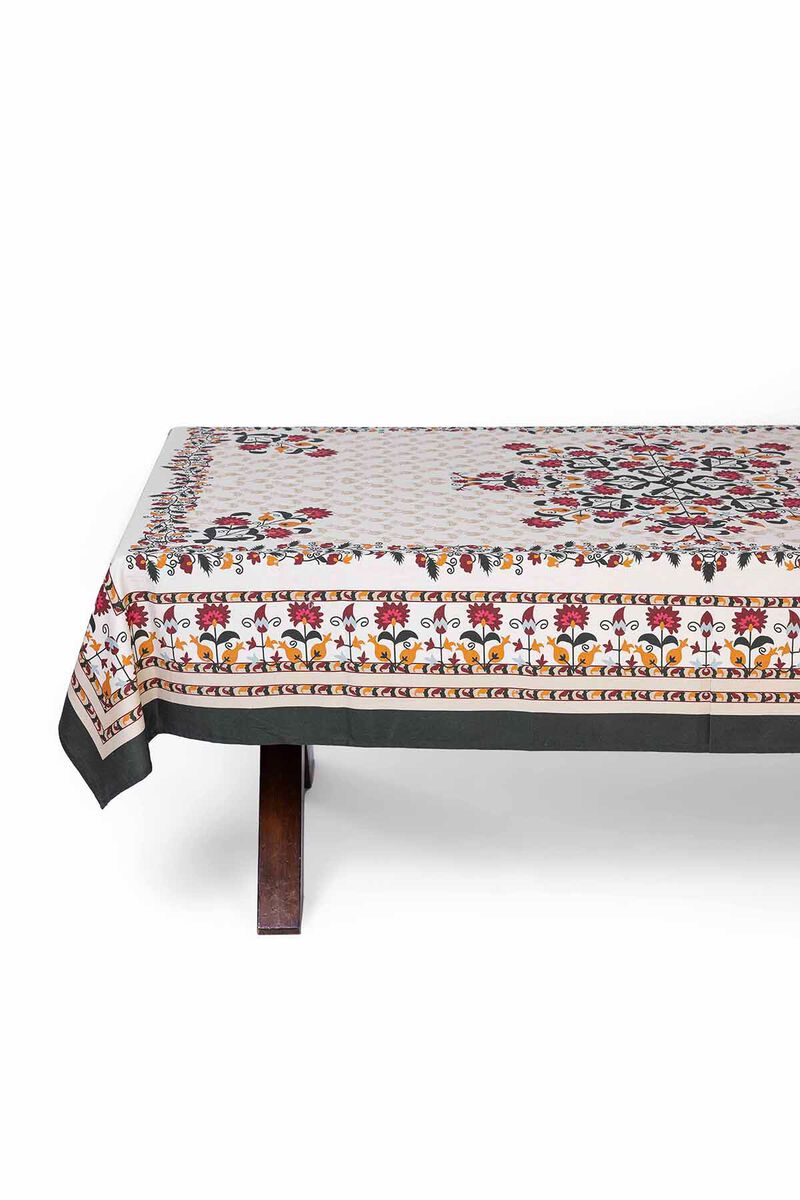 Cotton | Printed | Table Cover | null