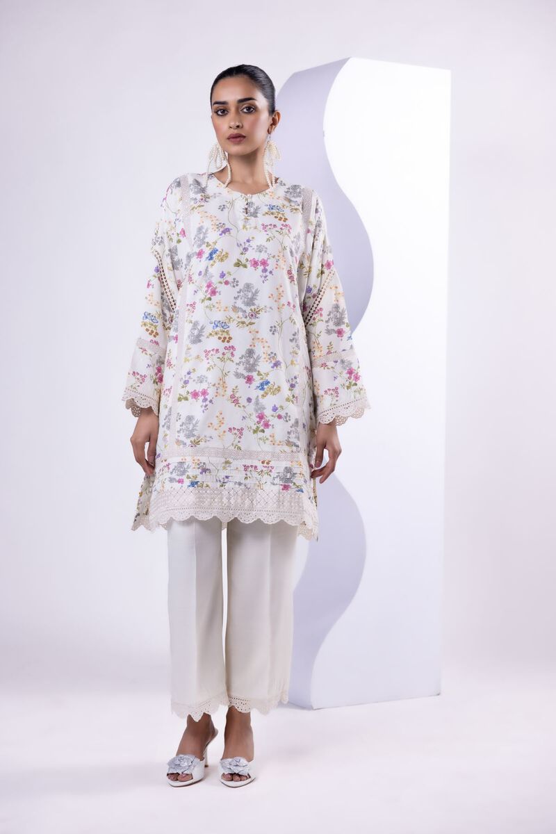 Embroidered | Russian Raw Silk | Kurta | GBP 50.00