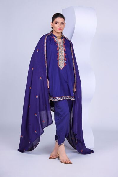 Embroidered | Russian Raw Silk | Kurta | GBP 50.00