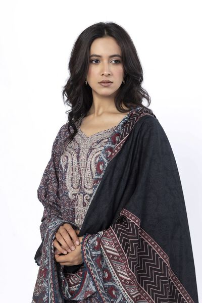 Embroidered | Cotton | Fabrics 3 Piece | GBP 30.00