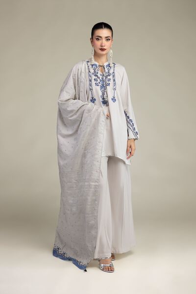 Embroidered | Raw Silk | Raw Silk Pants | GBP 25.00