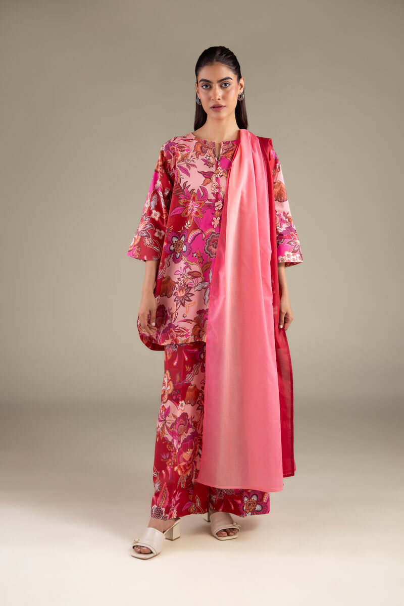 Printed | Lawn | Solid Draped Dupatta | GBP 15.00