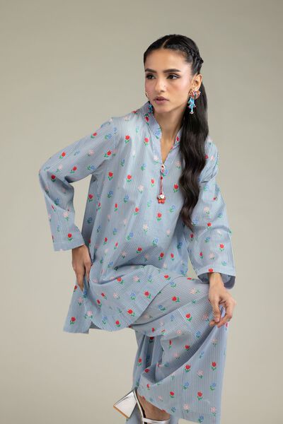 Printed | Cambric | Short Cambric Kurta | GBP 20.00