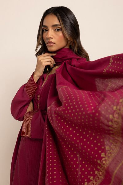 Shawl | Embroidered