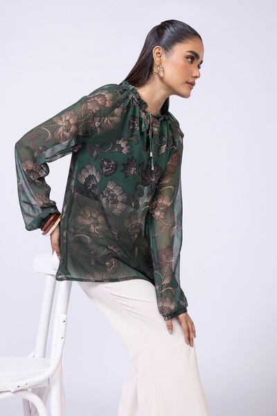 Printed | Georgette Chiffon | Blouse | GBP 7.50