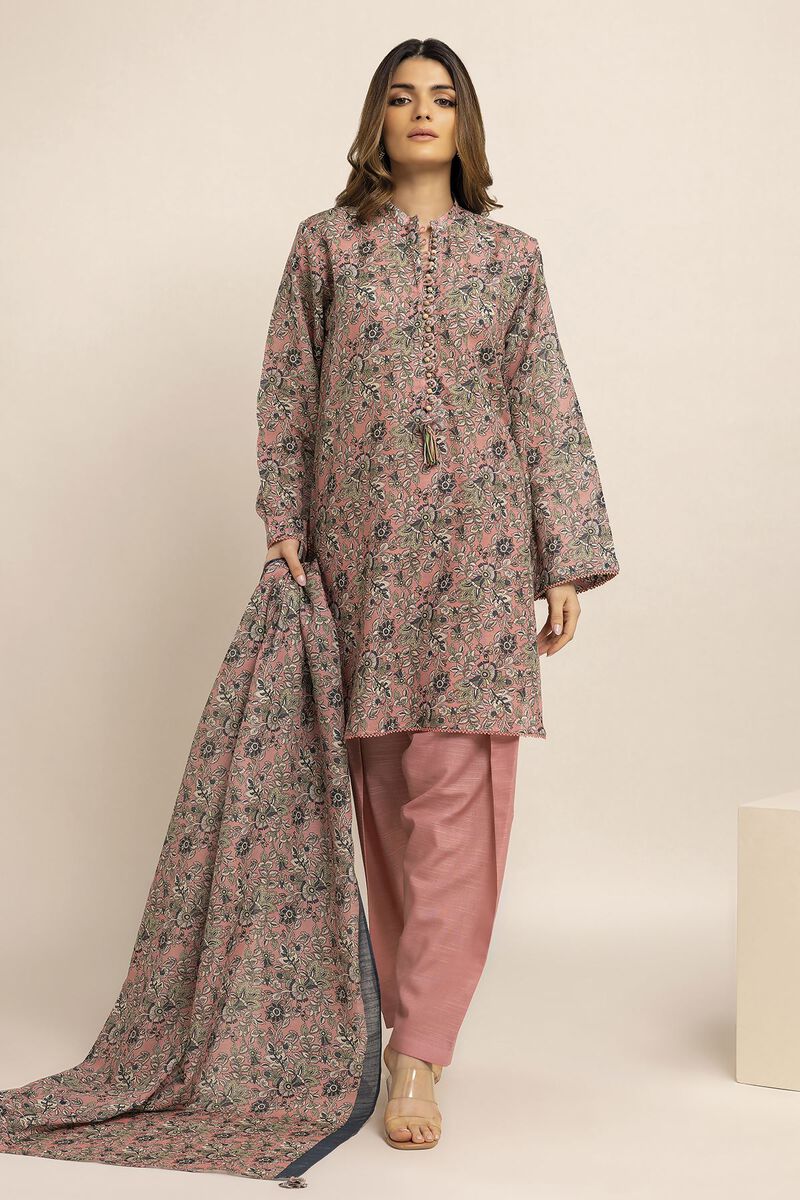 Printed | Light Khaddar | Fabrics 3 Piece | null