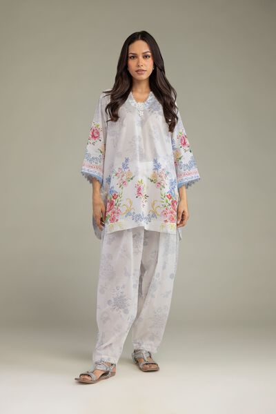 Printed | Cambric | Floral Cambric Pants | GBP 25.00
