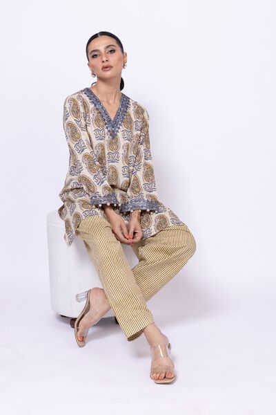 Embroidered | Cambric | Kurta | GBP 7.50