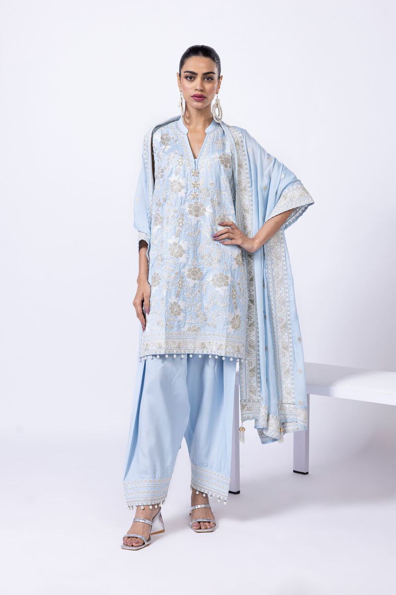 Embroidered | Light Thai Silk | Dupatta | GBP 20.00