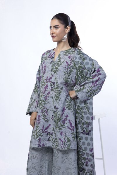 Printed | Light Khaddar | Tailored 3 Piece | GBP 40.00