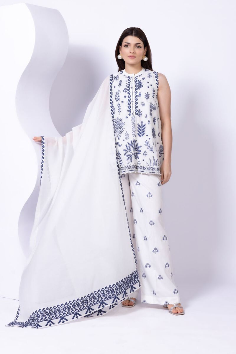 Embroidered | Paper Silk | Dupatta | GBP 20.00