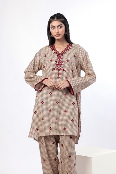 Embroidered | Khaddar | Tailored 2 Piece | Top and Bottom | GBP 40.00