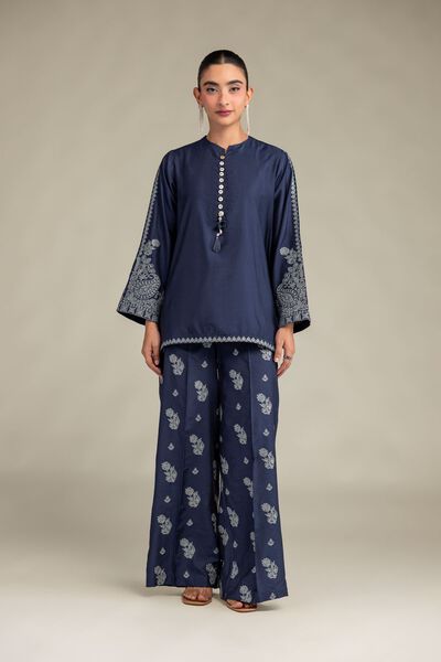 Printed | Raw Silk | Floral Silk Pants | GBP 25.00
