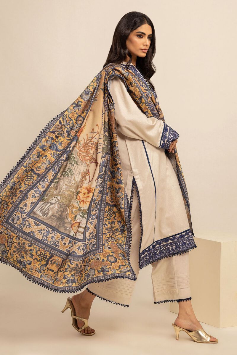 Embroidered | Karandi | Fabrics 3 Piece | null