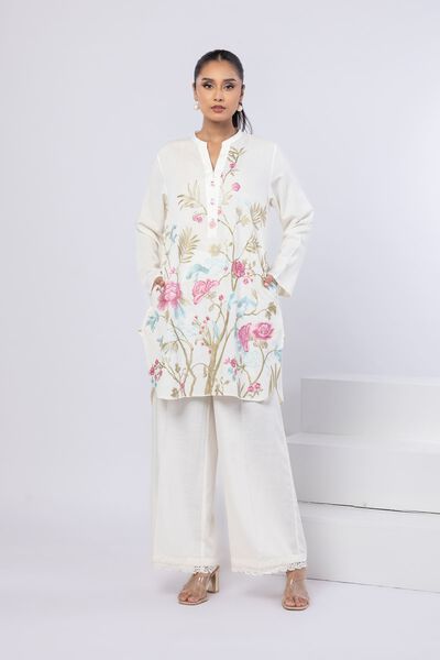 Embroidered | Dull Raw Silk | Kurta | GBP 35.00