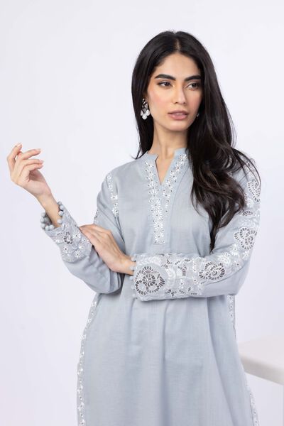 Embroidered | Linen Cotton | Kurta | GBP 30.00
