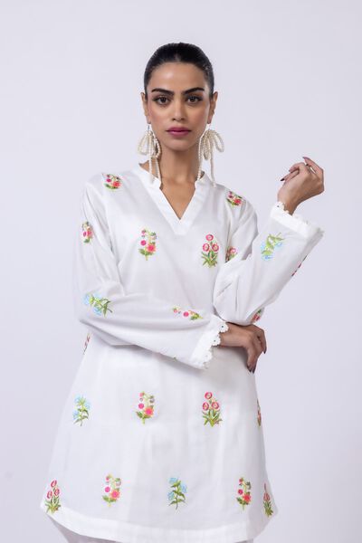 Embroidered | Elevated Cambric | Kurta | GBP 7.50