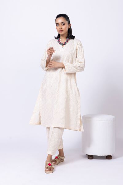 Embroidered | Cotton Dobby | Pants | GBP 17.00