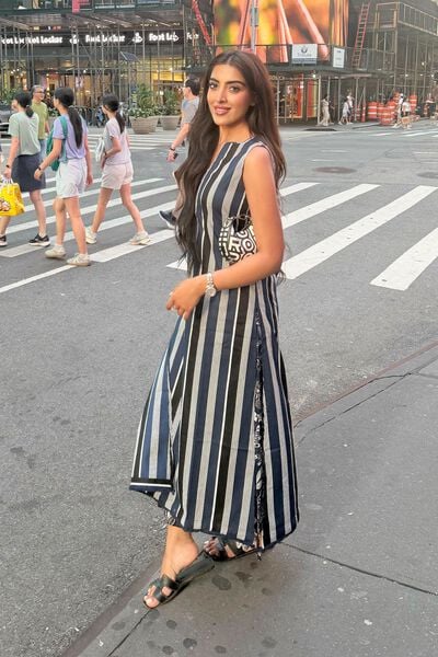 Printed | Cambric | Sleeveless Longline Kurta | GBP 30.00