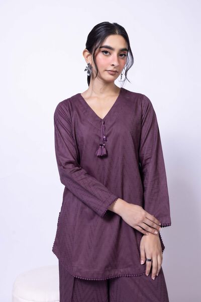 Dyed | Jacquard | Kurta | GBP 25.00