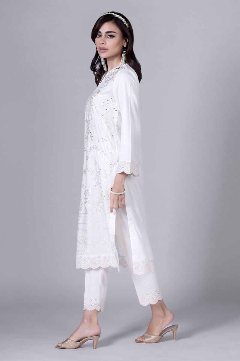 Embroidered | Dull Raw Silk | Kurta | null