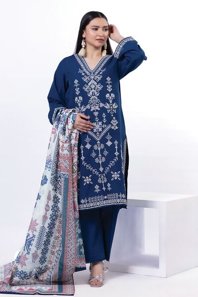 Embroidered | Cotton | Tailored 3 Piece | GBP 32.50