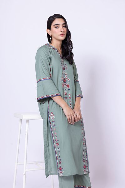 Embroidered | Dull Raw Silk | Kurta | GBP 15.00