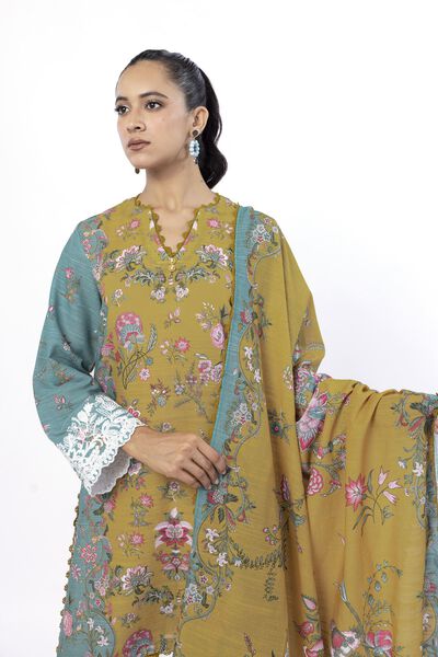 Embroidered | Light Khaddar | Tailored 3 Piece | GBP 22.50