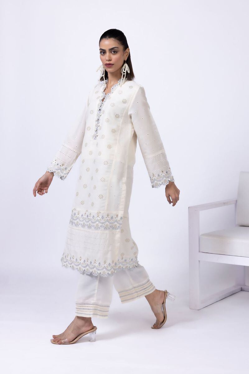 Embroidered | Cotton Reflex | Pants | GBP 20.00