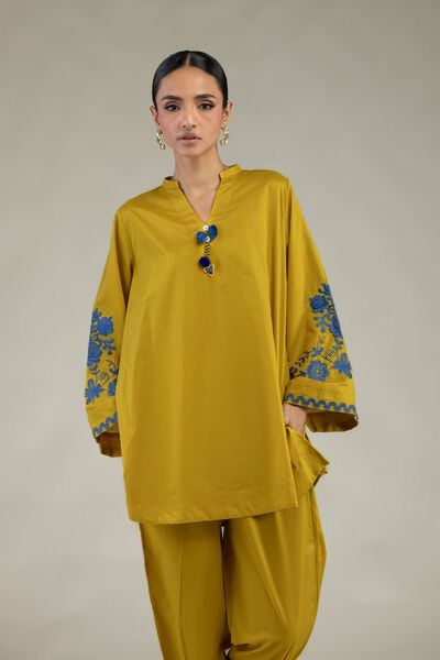 Embroidered | Cambric | Floral Cambric Kurta | GBP 25.00