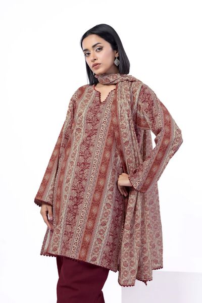 Printed | Cotton | Tailored 3 Piece | GBP 40.00