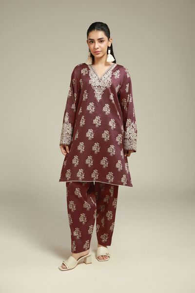 Printed | Satin | Fabrics 2 Piece | GBP 30.00