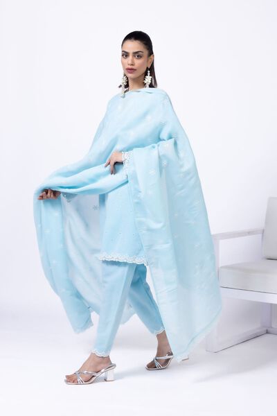 Embroidered | Cotton Reflex Light | Dupatta | GBP 20.00