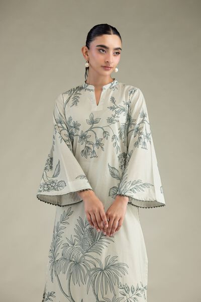 Printed | Cambric | Floral Cambric Kurta | GBP 35.00