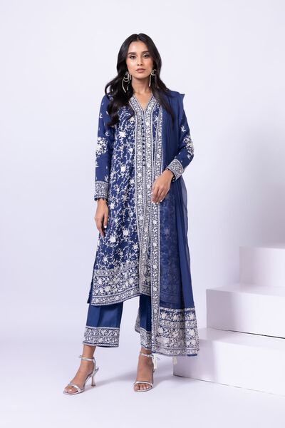 Embroidered | Viscose Oak Silk | Pants | GBP 9.00
