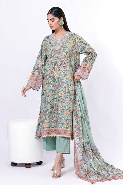 Embroidered | Lawn Doria | Tailored 3 Piece | GBP 32.50