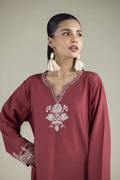 Embroidered | Cambric | Tailored 2 Piece | Top and Bottom | GBP 45.00
