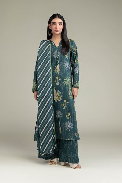 Printed | Cotton Dobby | Floral Cotton Pants | GBP 15.00