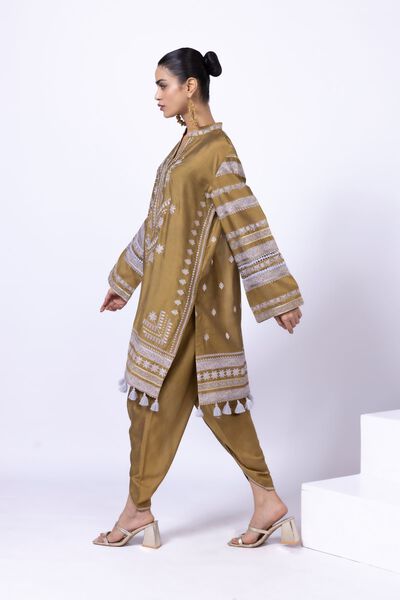 Embroidered | Raw Silk | Shalwar | GBP 16.00