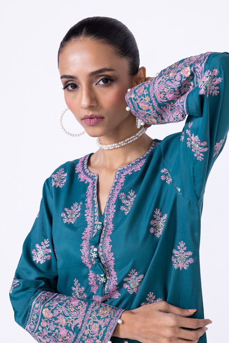 Embroidered | Raw Silk | Kurta | null