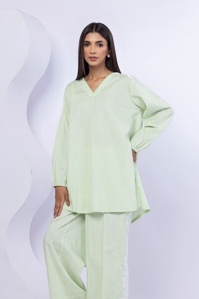 Embroidered | Crosshatch Poplin | Kurta | GBP 25.00