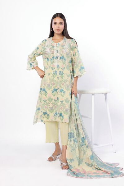 Embroidered | Lawn | Fabrics 3 Piece | GBP 10.50