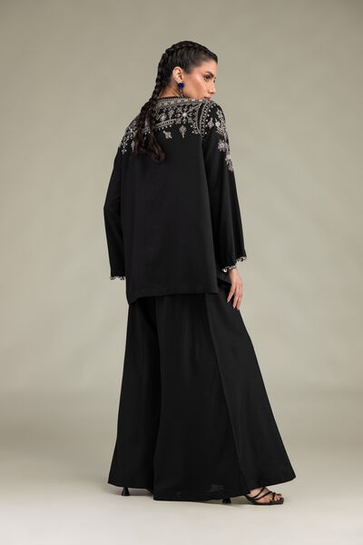 Embroidered | Raw Silk | Solid Silk Pants | GBP 35.00