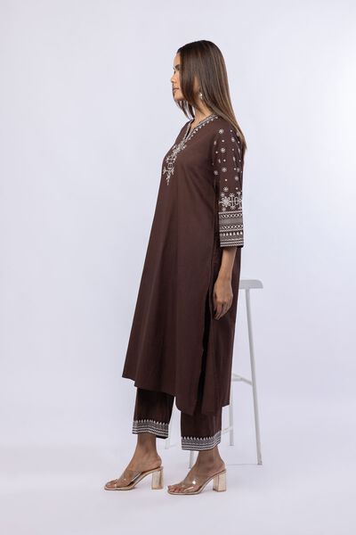 Embroidered | Crosshatch Poplin | Pants | GBP 12.00