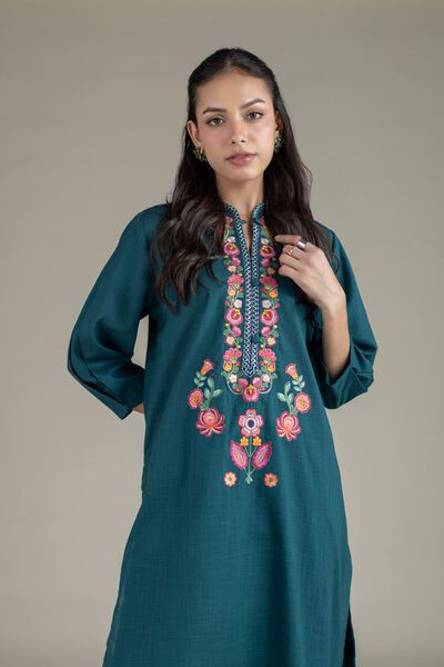 Embroidered | Heavy Textured Cotton | Kurta | GBP 25.00