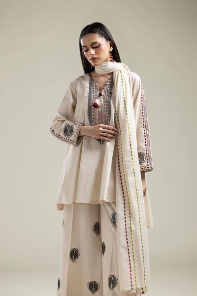 Embroidered | Lawn | Lawn Geometric Dupatta | GBP 12.50