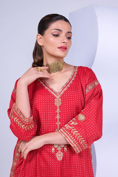 Embroidered | Russian Raw Silk | Kurta | GBP 50.00
